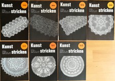 Kunststricken Handarbeit Deckchen   7 Vorlagen Anleitungen Verlag für die Frau