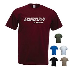 "wenn Sie dies lesen meine Cloaking device is broken" lustige Trekkie T-Shirt