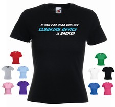 "wenn Sie dies lesen meine Cloaking device is broken" Funny Star Trek T-Shirt