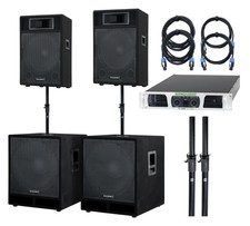 MCGREY POWERSTAGE-4400 DJ PA PARTY MUSIK ANLAGE MONITOR BASS BOX ENDSTUFE 4400W