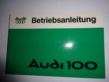 neue Original Betriebsanleitung Audi 100, Dezember 1976, ungelesen