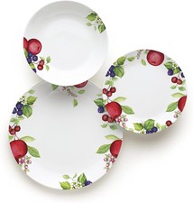 Excelsa 60327 Brunch Time Geschirr Tafel-Service Porzellan Apple Mehrfarbig 18-