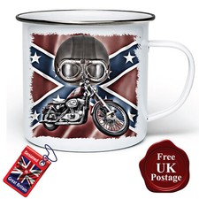 American Bike Mug, American Motorcycle Mug, Sportstar Tin Mug, Outdoor Mug,