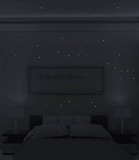 Wandsticker Wandtattoo Leuchtpunkte für Sternenhimmel Fluoreszierend 255 Stück