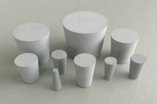 Gummistopfen Naturkautschuk Laborstopfen konische Verschlußstopfen grau Stopfen