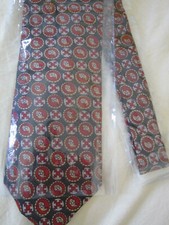 !!NEU!! OVP Original Seidenkrawatte von Arthur, rot gemustert,   9 cm Breite