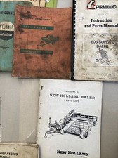 Massey Ferguson 703, Bauernhand/New Holland Ballenpressen Anleitung & Teile Handbücher x3