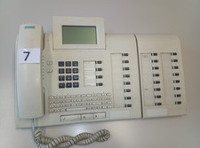 Siemens Optiset e-memory Systemtelefon weiss mit Hörer und Spiralkabel