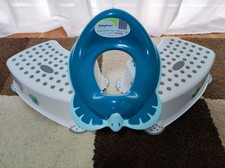 Tritthocker und Toilettenaufsatz Töpfchen Training