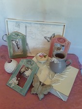 * Shabby DekoPaket* Tablett* HolzKoffer* Bilder*  WohnAccessoires* 