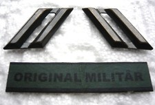 METALL AUFLAGEN Obergefreiter Bundeswehr Schulter Klappen Rang Abzeichen Stücke