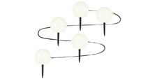 LIVARNOLUX Solar-Bodenlichterkette Kugel Garten Terrasse Leuchten *B-Ware