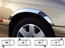 OPEL OMEGA B Limousine Radlauf Zierleisten Radlaufleisten 6 Stück CHROM Bj 94-03