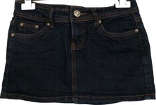 Miss Ok Rock Jeansrock Minirock 36 Baumwolle Elasthan blau