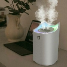 3.3L Luftbefeuchter LED Licht Ultraschall Duftöl Aroma Diffuser Humidifier Weiß