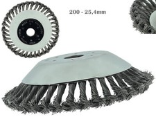 Unkrautbürste Wildkrautbürste Fugenbürste Motorsense Freischneider gezopft 200mm