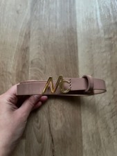 Marc Cain Gürtel 95 Lackleder Rosé 