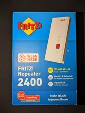 AVM FRITZ! Repeater Mesh WLAN Verstärker WPS Wi-Fi 2400 Mbit/st Unbenutzt