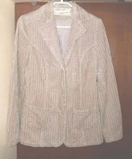 Toller Eddie Bauer Cord Blazer  Vintage Jacke Beige Baumwolle Gr.36