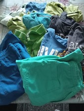 Jungen - Sommerpaket gr. 158/164 - 2 kurze Hosen+ 9 T-Shirts 