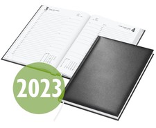 Buchkalender 2023 Kalender Kalenderbuch Monatsübersicht & 1 Tag / Seite A5 