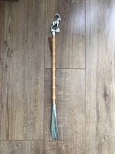 VINTAGE 58 cm LANG Sammlerstück BAMBUS / KUNSTSTOFF SCHUHHORN MIT Ziegengriff
