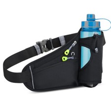 Hüfttasche Bauchtasche für Trinkflasche , Wasserdicht Gürteltasche Verschli #OS