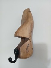 Schuh letzten Mantel Haken Vintage Landhausstil Holz Aufhänger Pflastersteinen Original Mai 1967 8