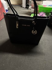 Original Michael Kors Jet Set Handtasche für Damen - Schwarz