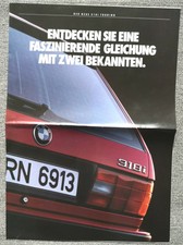 BMW 318i TOURING (E30) - Prospekt Brochure- 1989 - 8 Seiten - GROSS!