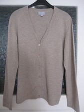 Kaschmir-Langarm-Cardigan "PURE COLLECTION" sand, Gr. 42, NEU