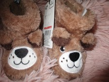 süsse  Babyschuhe Plüschschuhe Stiefel braun gr 3-6 monate neu