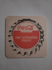 Bierdeckel Der Schnellste Fisch - Coca Cola 