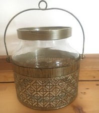 Extravagante golden Laterne Windlicht Kerzenständer Vintage Shabby Landhaus Vase