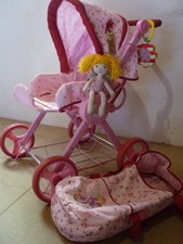 Hauck Puppenwagen Prinzessin Lillifee Cruiser Puppe Tragetasche Einkaufskorb süß
