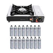 Campingkocher Gasherd Kocher Gaskocher Gaskartuschen Butangas 227 Outdoor Set