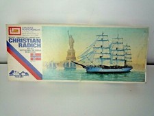Vintage Imai b-322 Christian Radich norwegischen 3 Dreimaster manipulierten Schiff Teilen versiegelt