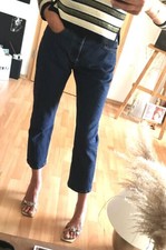 Levi’s 501 high waist straight crop blau Inch 27 - 28 L 26 *wie NEU *