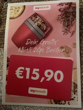 mymuesli Neukunden Gutschein für Müsli 2Go Becher im Wert von 15,90 €