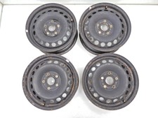 4x VW GOLF plus / 6x15 et47 / STAHL FELGEN STAHLFELGEN / 1K0601027C (UO200)