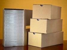 100 DVD Hüllen transparent JewelCase Leer-Hüllen für Single DVD BlueRay CD