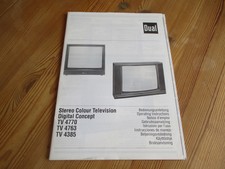 Dual Fernseher, "Bedienungsanleitung"