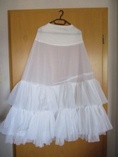 Petticoat Weiß Lang Gr. 36