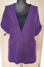 Damen Jacke Weste Bonita Gr. L gestrickt lila violett