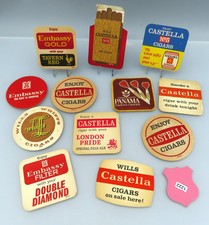 Vintage Biermatten Restposten Sammlung Zigaretten Tabak Zigarren Castella Botschaft 