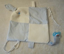 Schnuffeltuch♥Schnullertuch♥Schmusetuch♥mit Greifling / Beißring♥Neu♥ Handmade♥