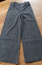 "H&M" coole Jeans wide leg schwarzgrau 140 146 top Zustand!!