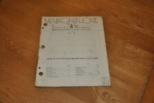 Marconiphone Modell 382 4 Ventil ALL WAVE RECEIVER für AC/DC Netzteil original Manual