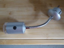 LED Steckerleuchte mit Schwanenhals Leuchtmittel grau