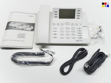 Elmeg Teldat CS410 ISDN Systemtelefon weiss "wie Neu"  inkl. 19% MwSt